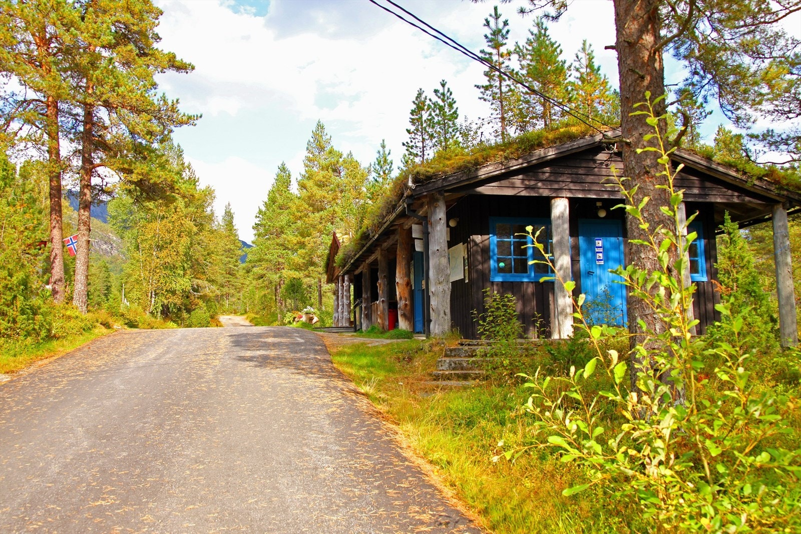 Hovhyttegrend Servicebygget Galleribilde