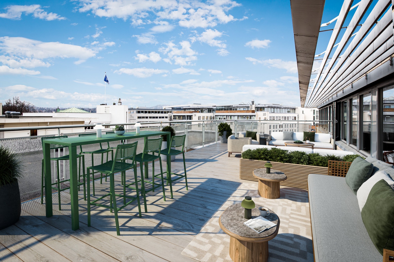 Egen takterrasse Galleribilde