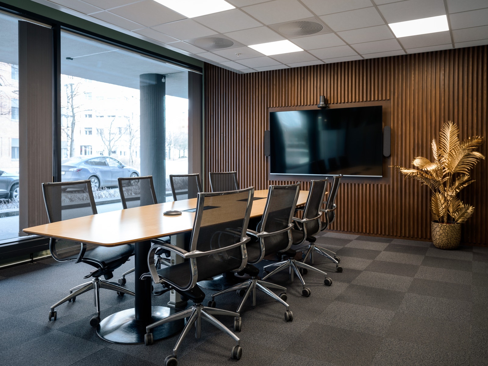 Det er 8 ulike møterom som kan benyttes av eiendommens leietakere Galleribilde