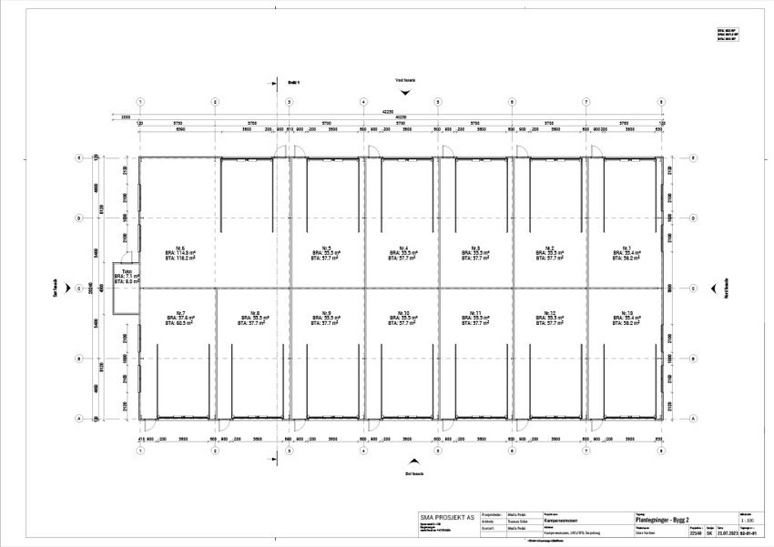 Plantegning B2 Galleribilde