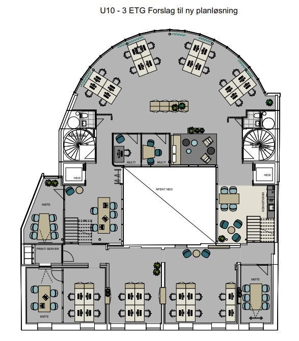 Mulig skisse - plan 3. Galleribilde