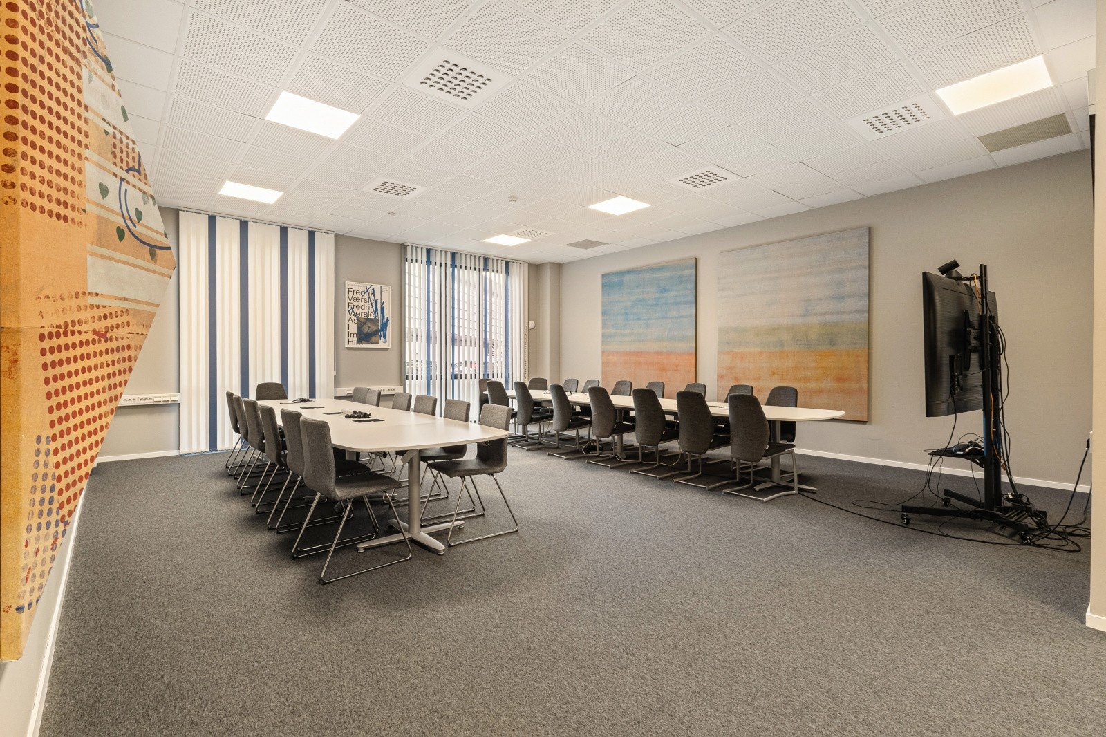 Som leietaker i K11C har man tilgang til flere møterom. Bookes i appen Izy Galleribilde