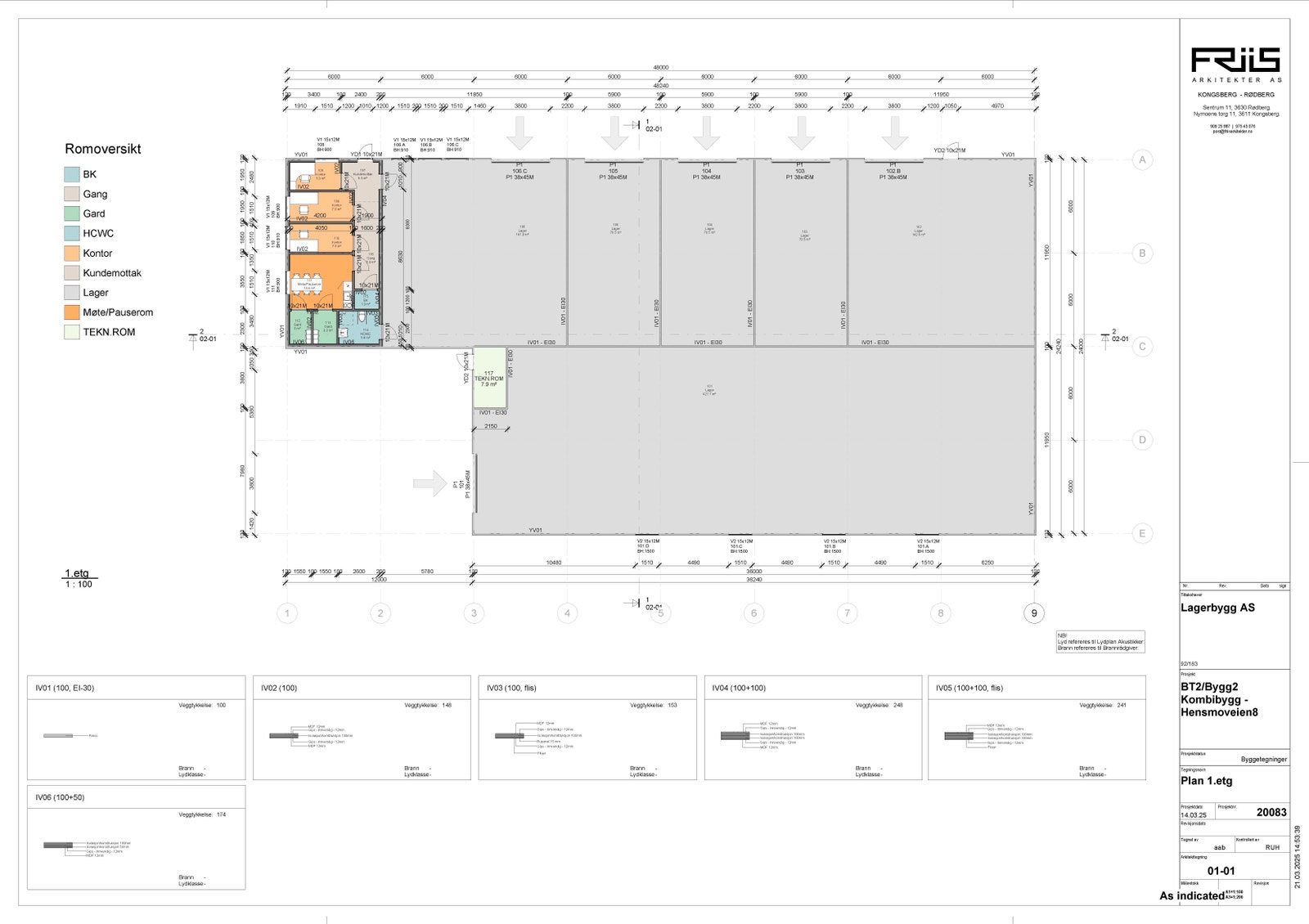 Plantegning Galleribilde