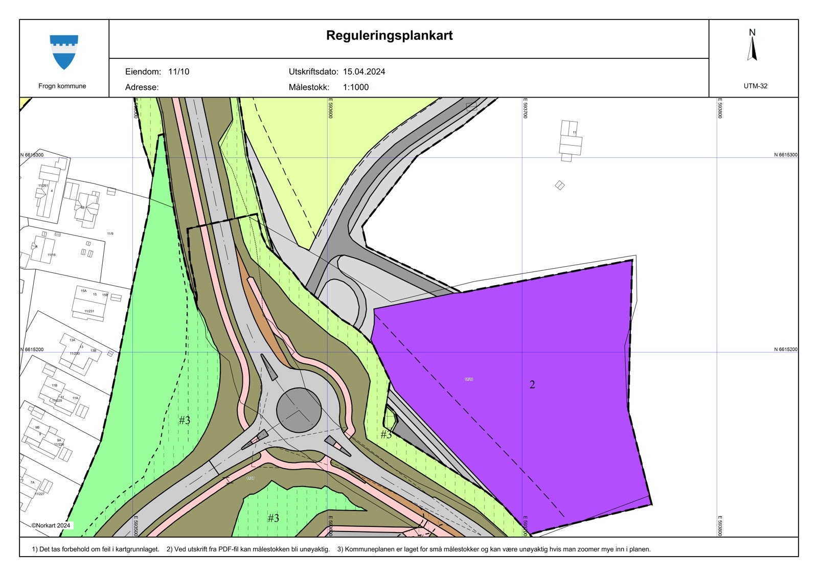 Reguleringsplankart Galleribilde