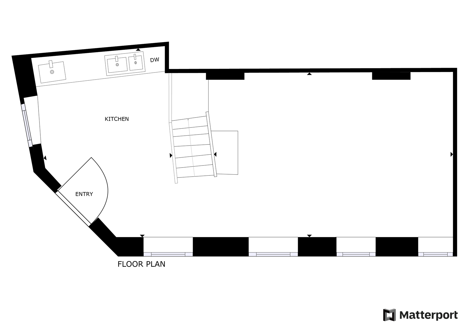 Planskisse 1 etg. Galleribilde