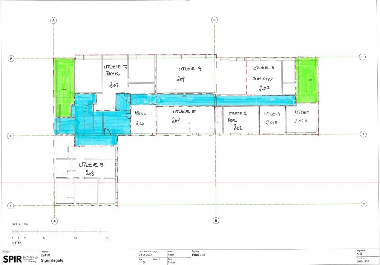 Plantegning 2 etg Galleribilde
