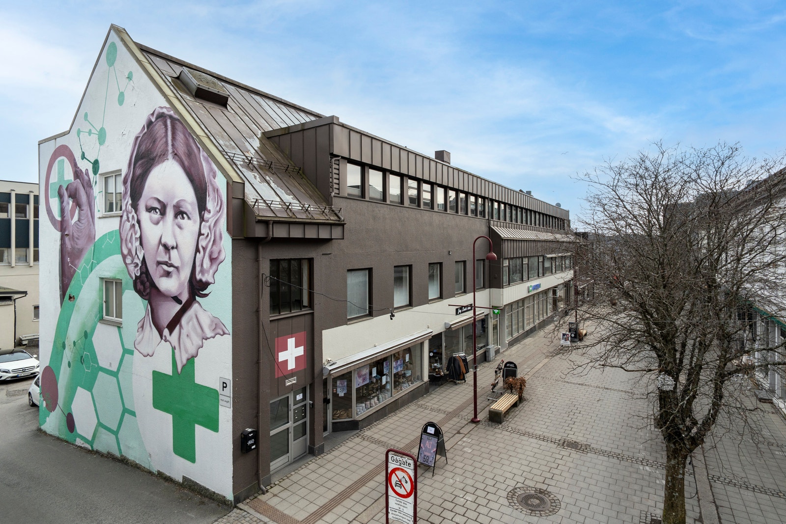 Fasade mot Sigurds gate Galleribilde
