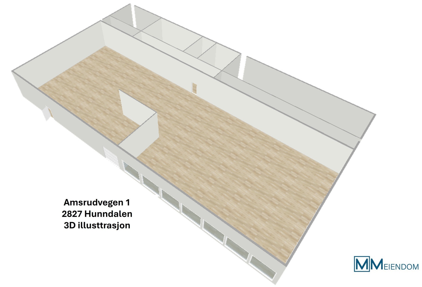 Illustrasjon 3D Galleribilde