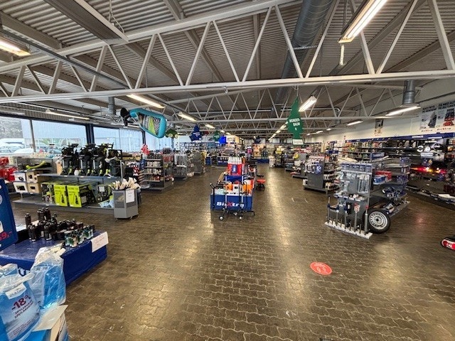 Store lyse arealer Galleribilde