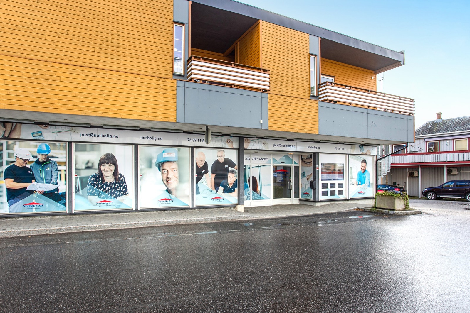God profilering mot veg Galleribilde