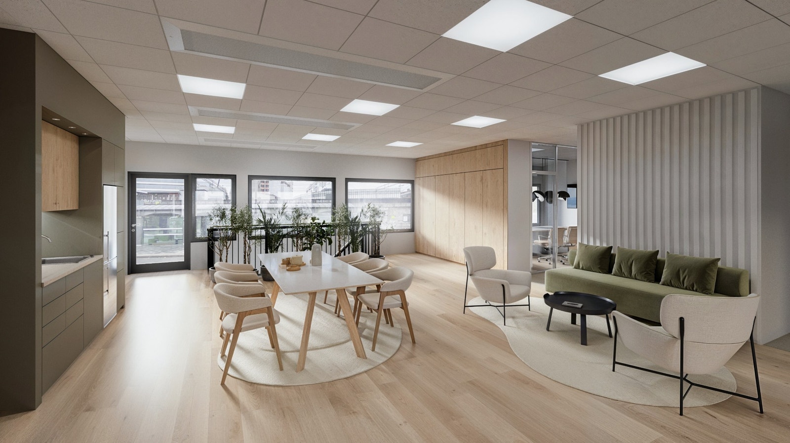 Illustrasjon av oppgraderte lokaler. Galleribilde