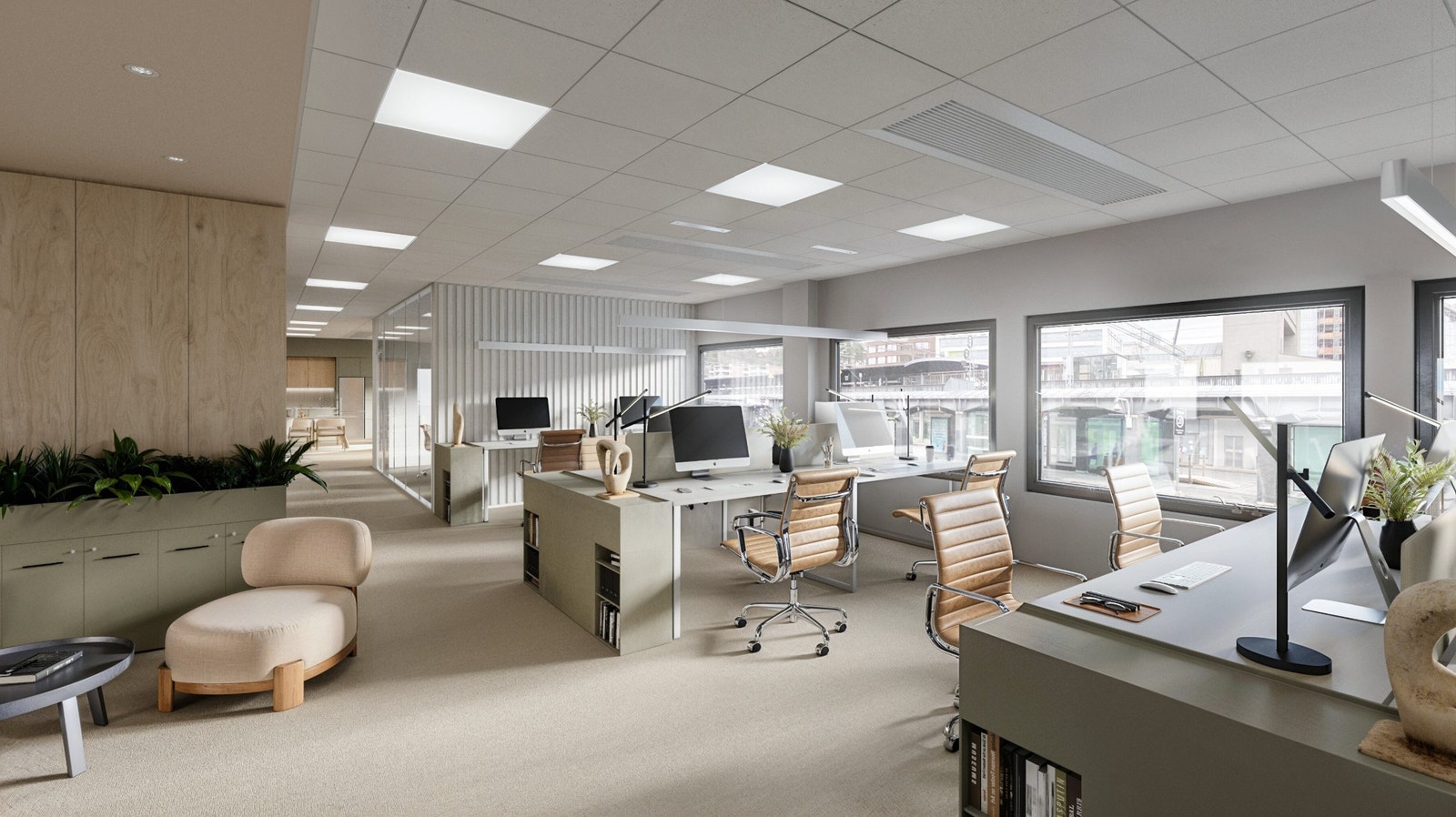 Illustrasjon av oppgraderte lokaler. Galleribilde