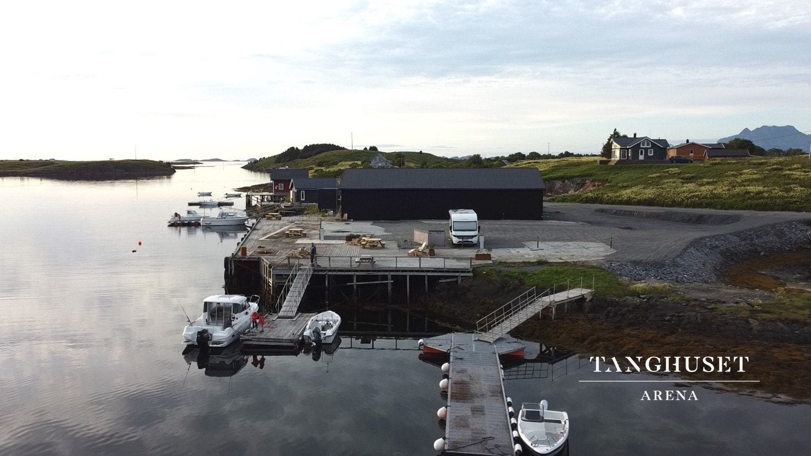 Oversiktsbilde fra sør Galleribilde