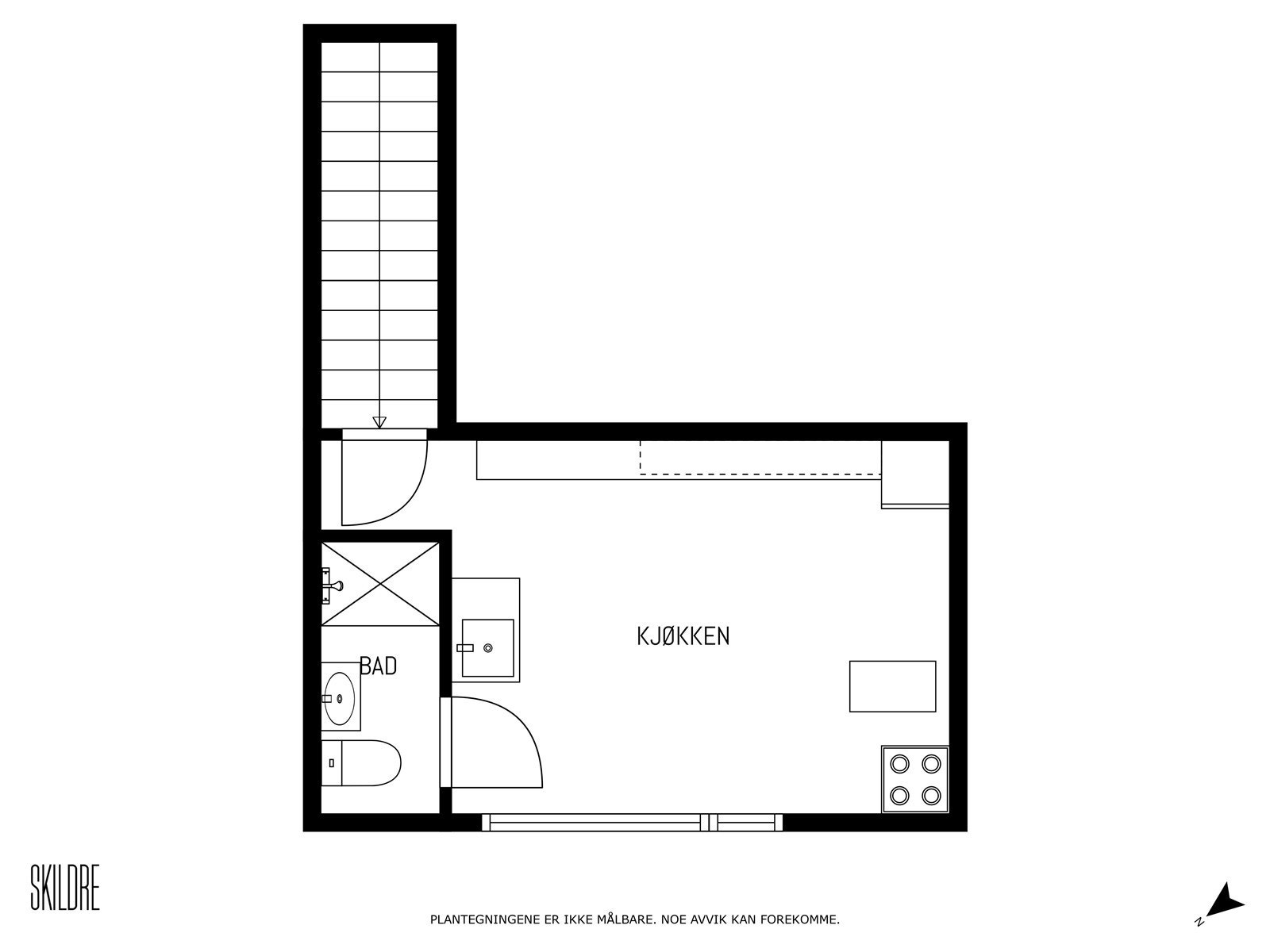 Plantegning bilverksted 2. etasje Galleribilde