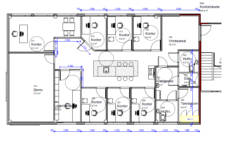 Arealoversikt Galleribilde