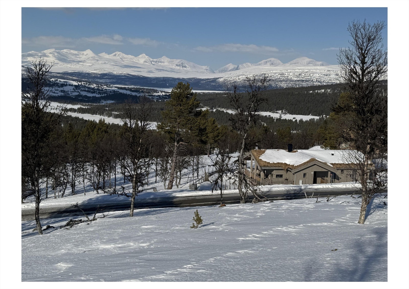 Selgers utsiktsbilde fra tomten Galleribilde