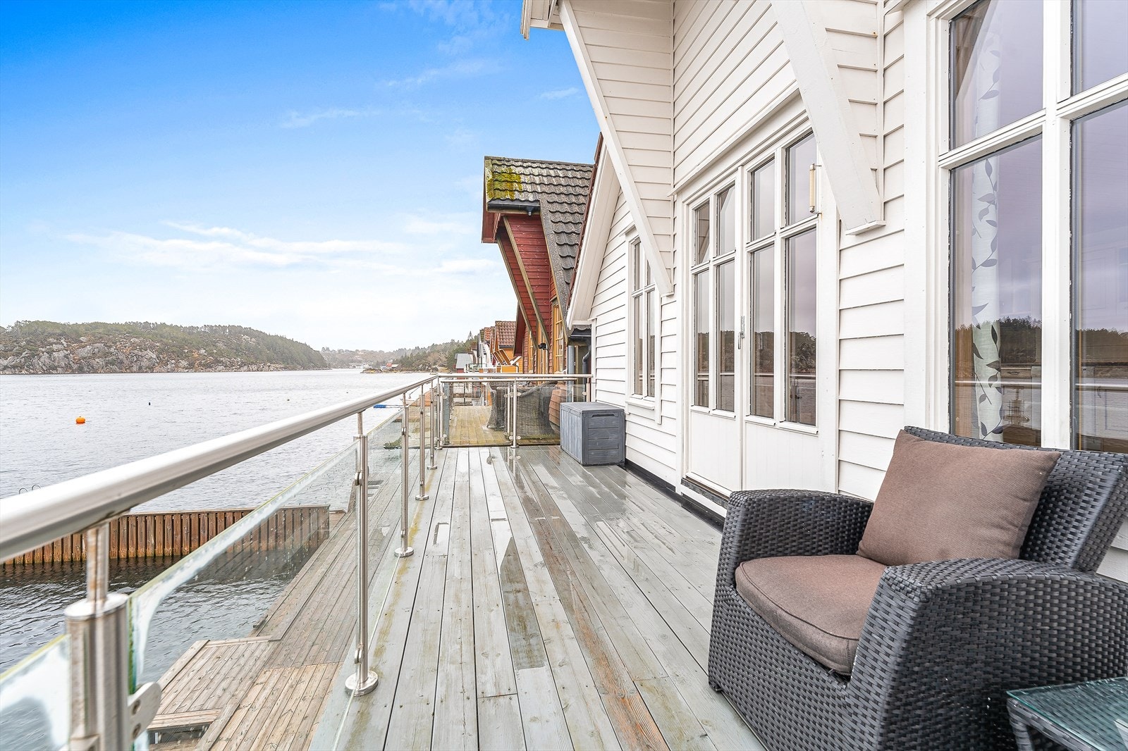 Terrassen ble bygget i 2014 Galleribilde