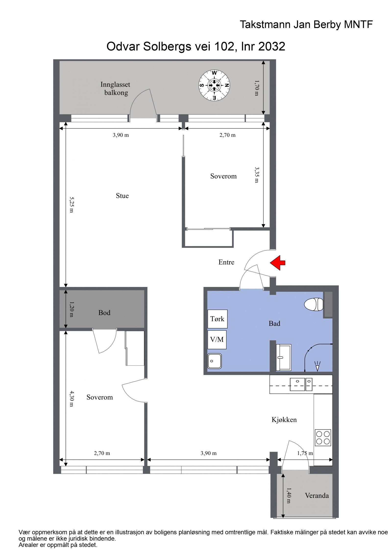 Plantegning Galleribilde