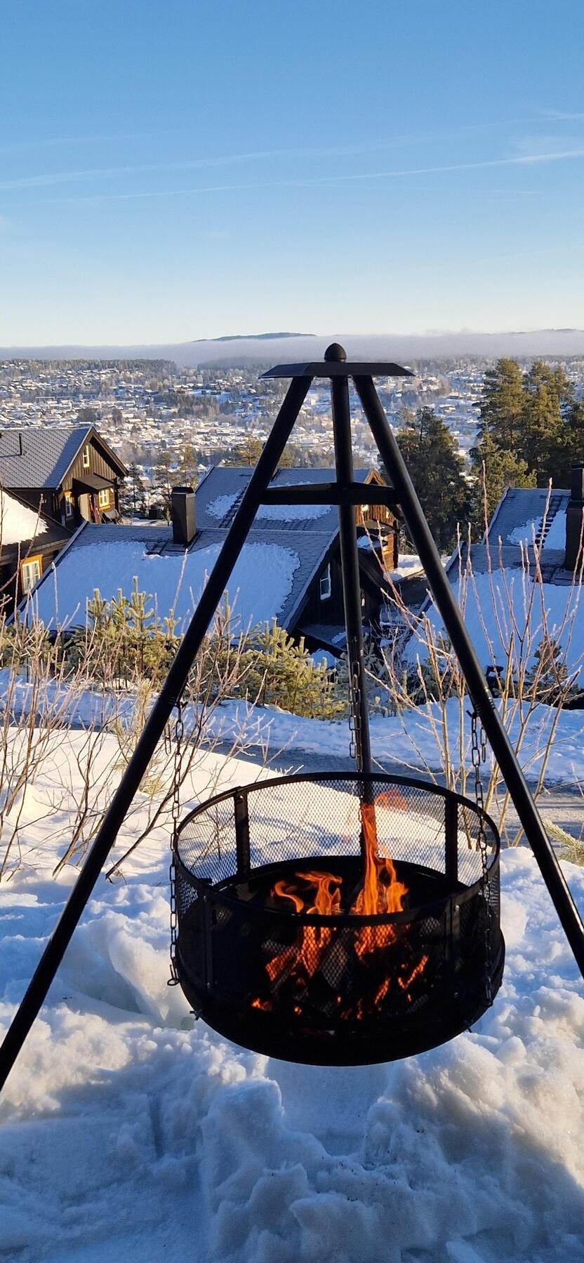 Bålpanne medfølger. Galleribilde