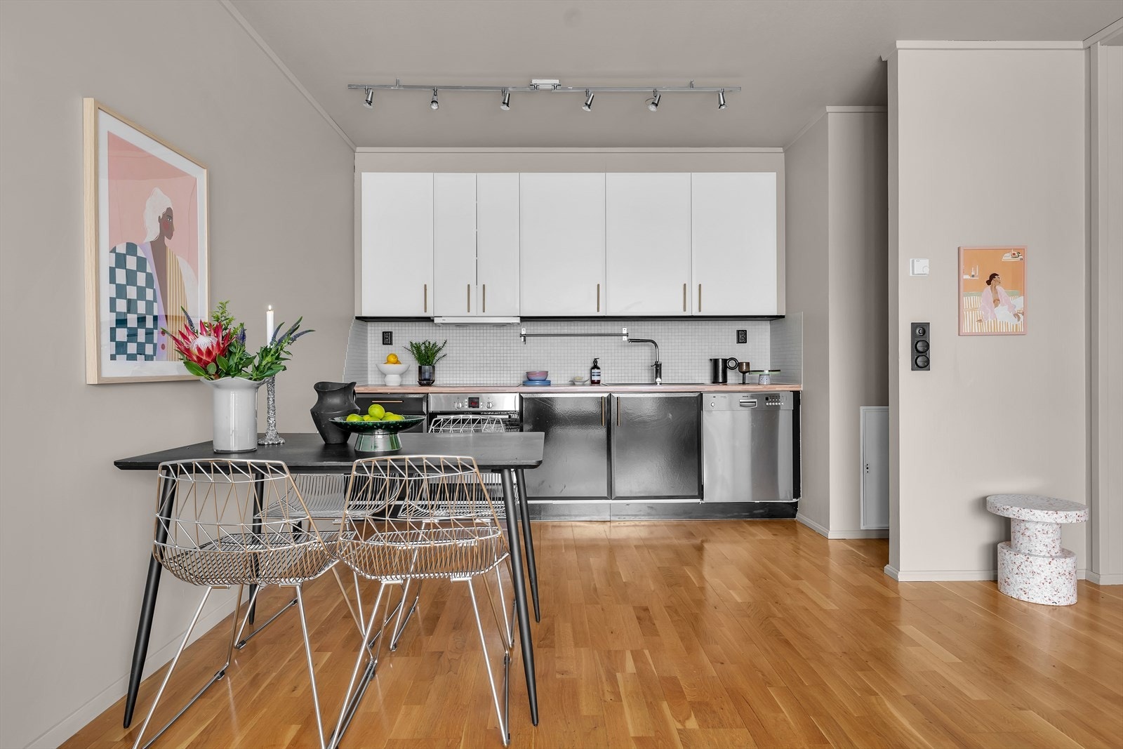 Åpen stue- og kjøkkenløsning Galleribilde