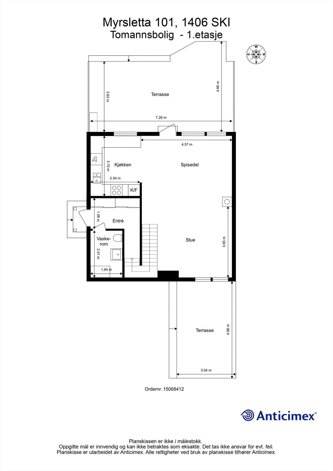 Plantegning - 1. etasje Galleribilde
