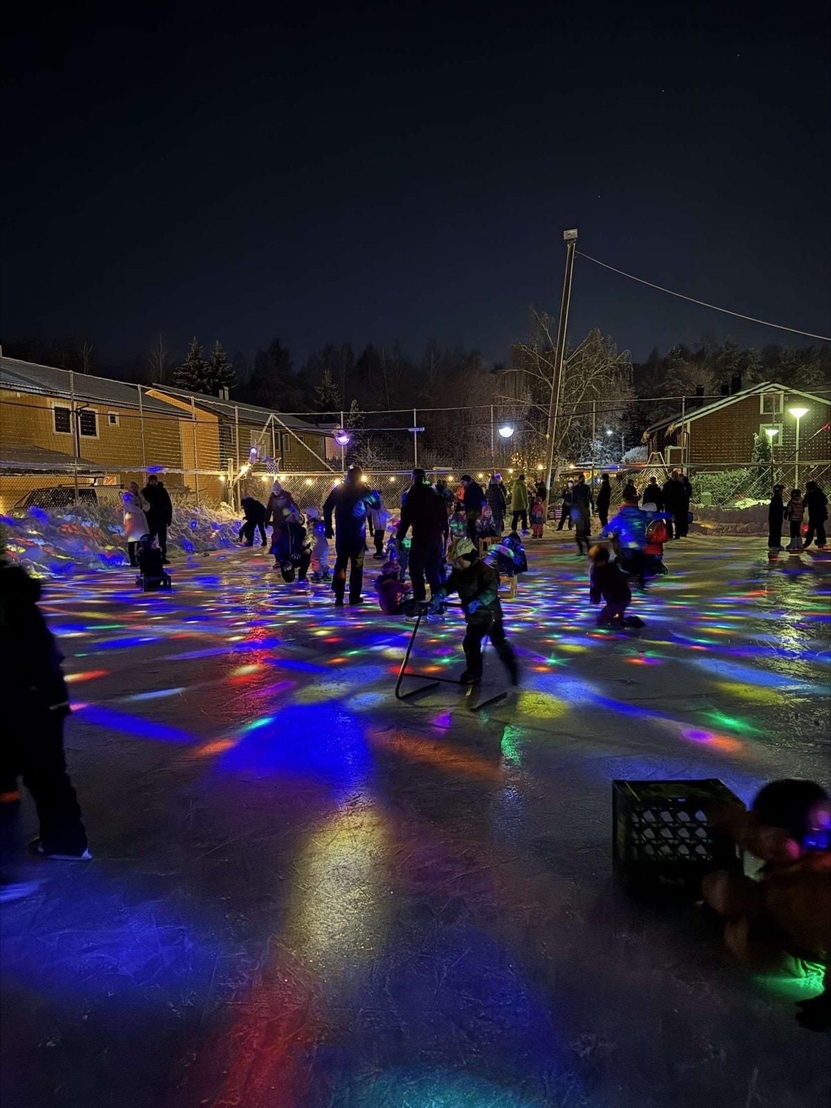 Skøytedisco på Myrsletta Galleribilde