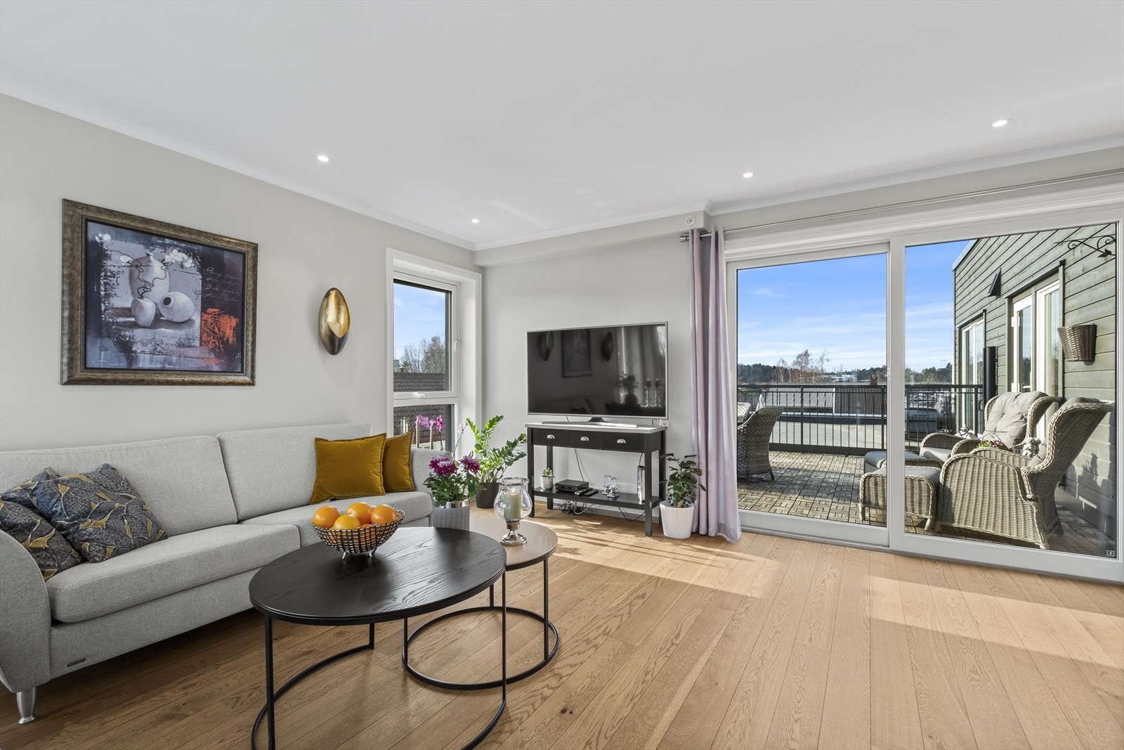 I gulvene er det vannbåren varme Galleribilde