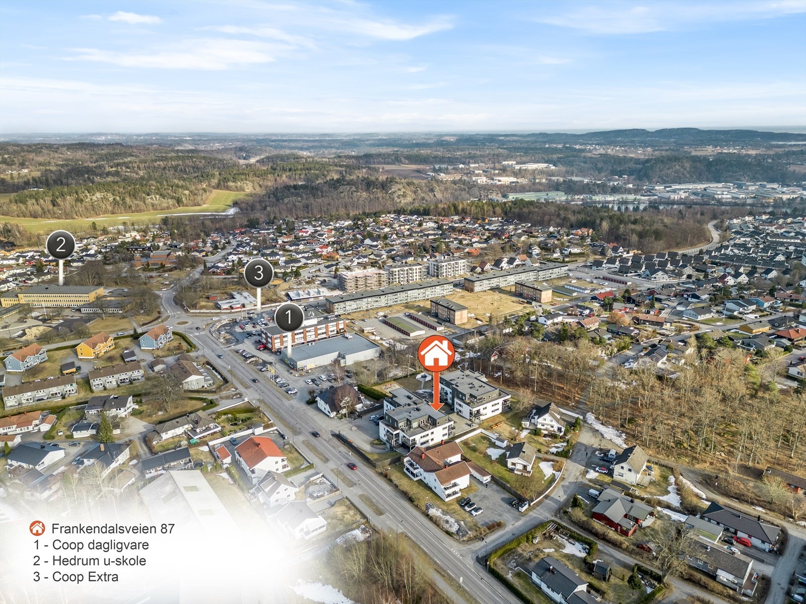 Sentral beliggenhet på Hovland Galleribilde