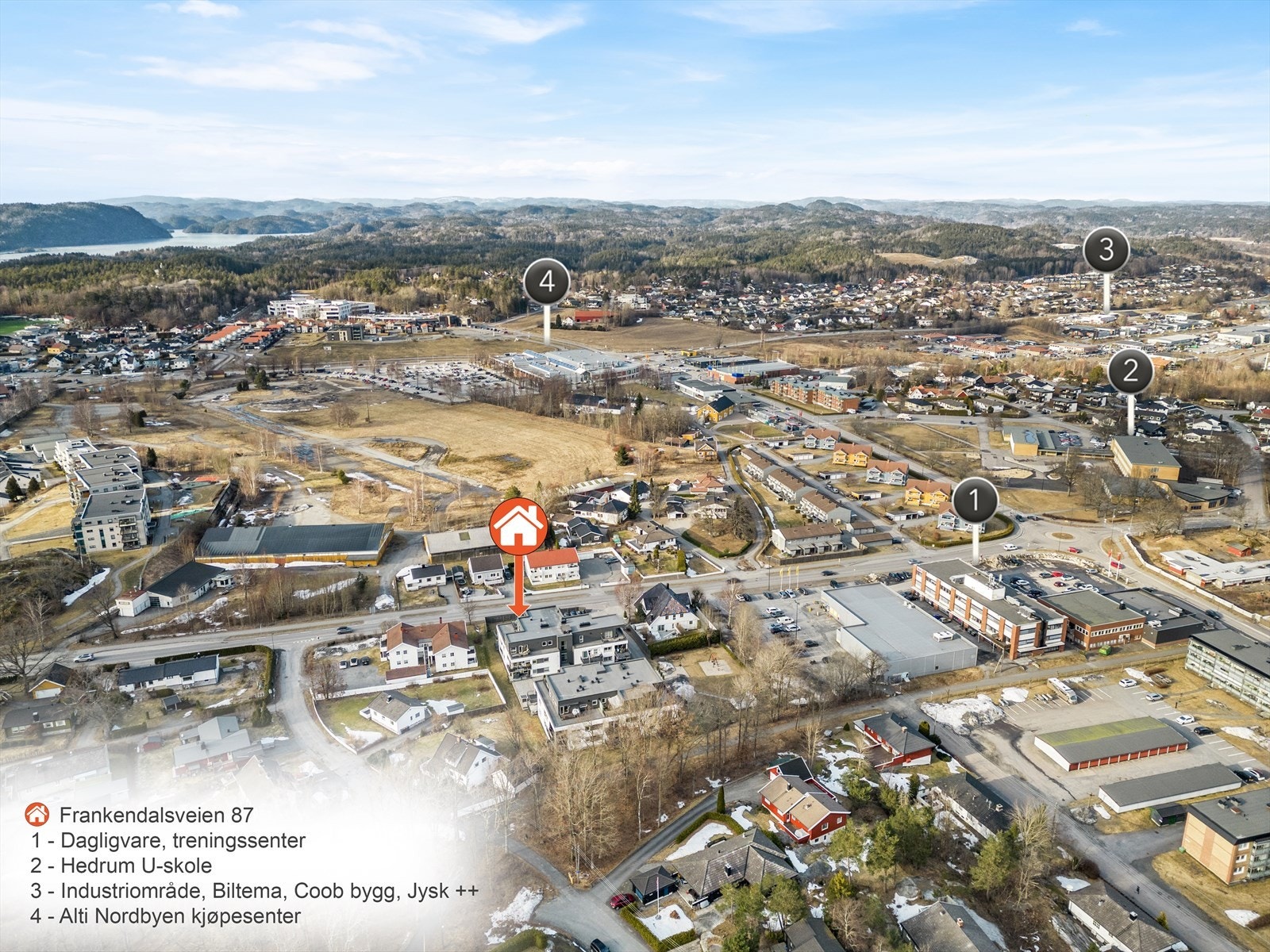 Sentral beliggenhet på Hovland Galleribilde