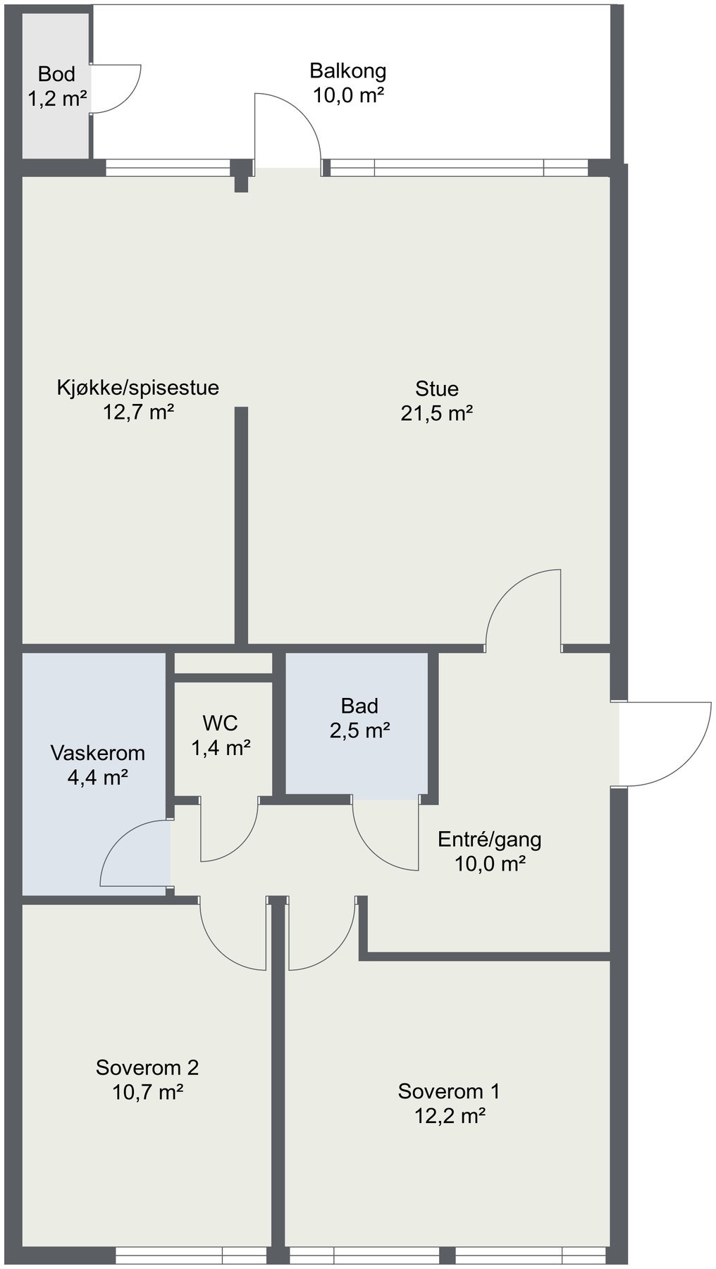 Planskisse. Galleribilde