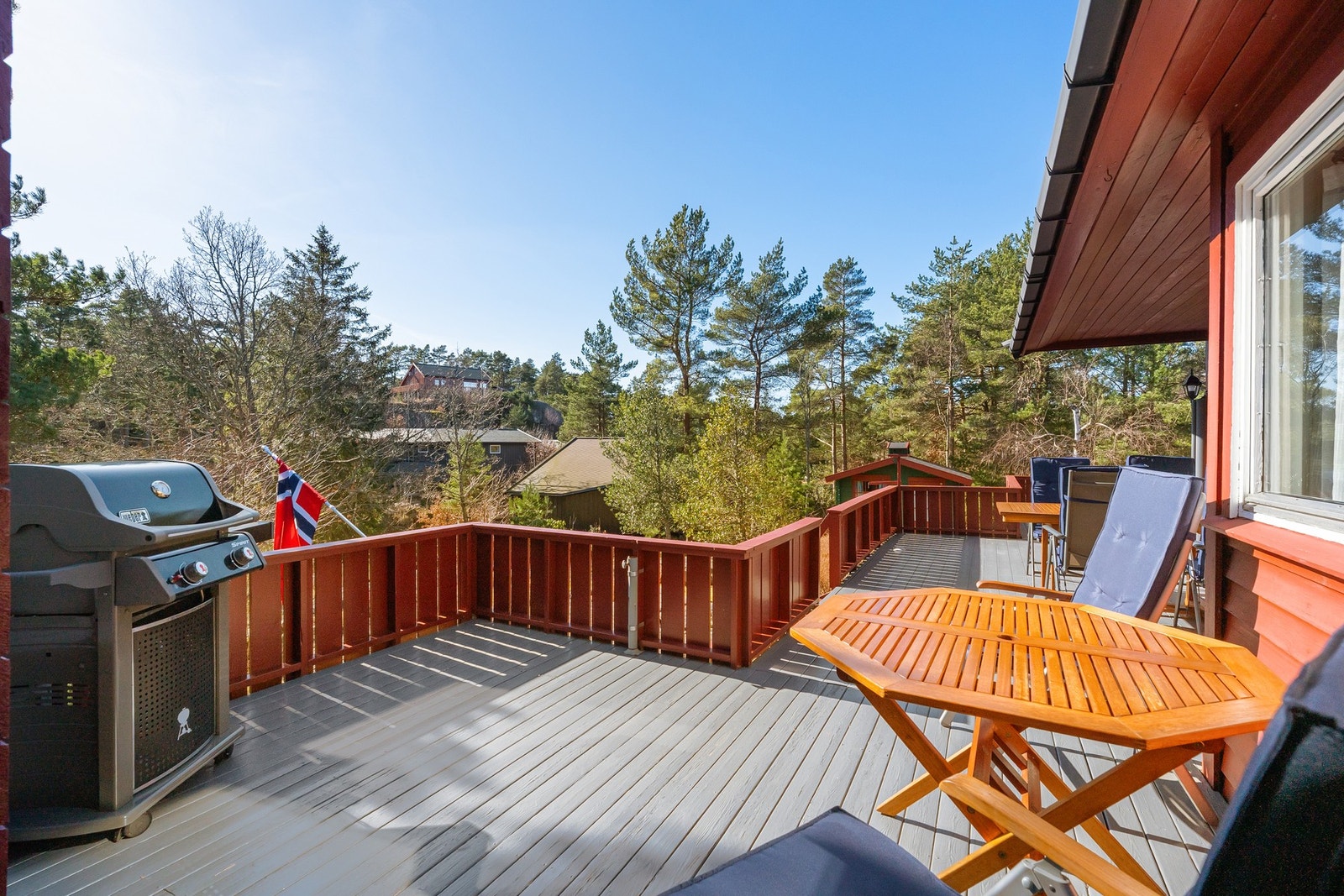 Sydvendt veranda Galleribilde