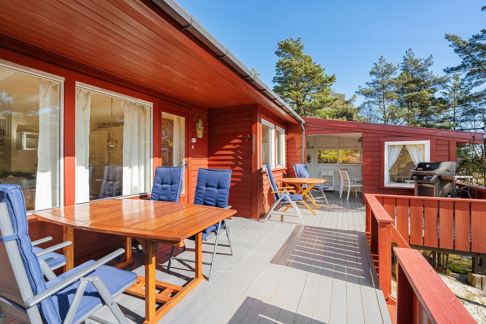 Sydvendt veranda Galleribilde