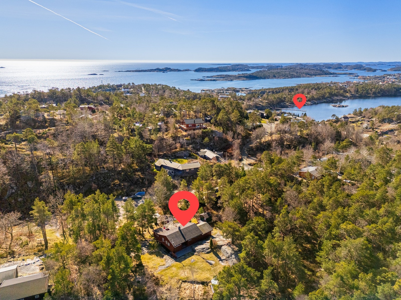 Sjønær hytte i etablert hyttefelt, med tinglyst båtplass i Indre Kilen Galleribilde