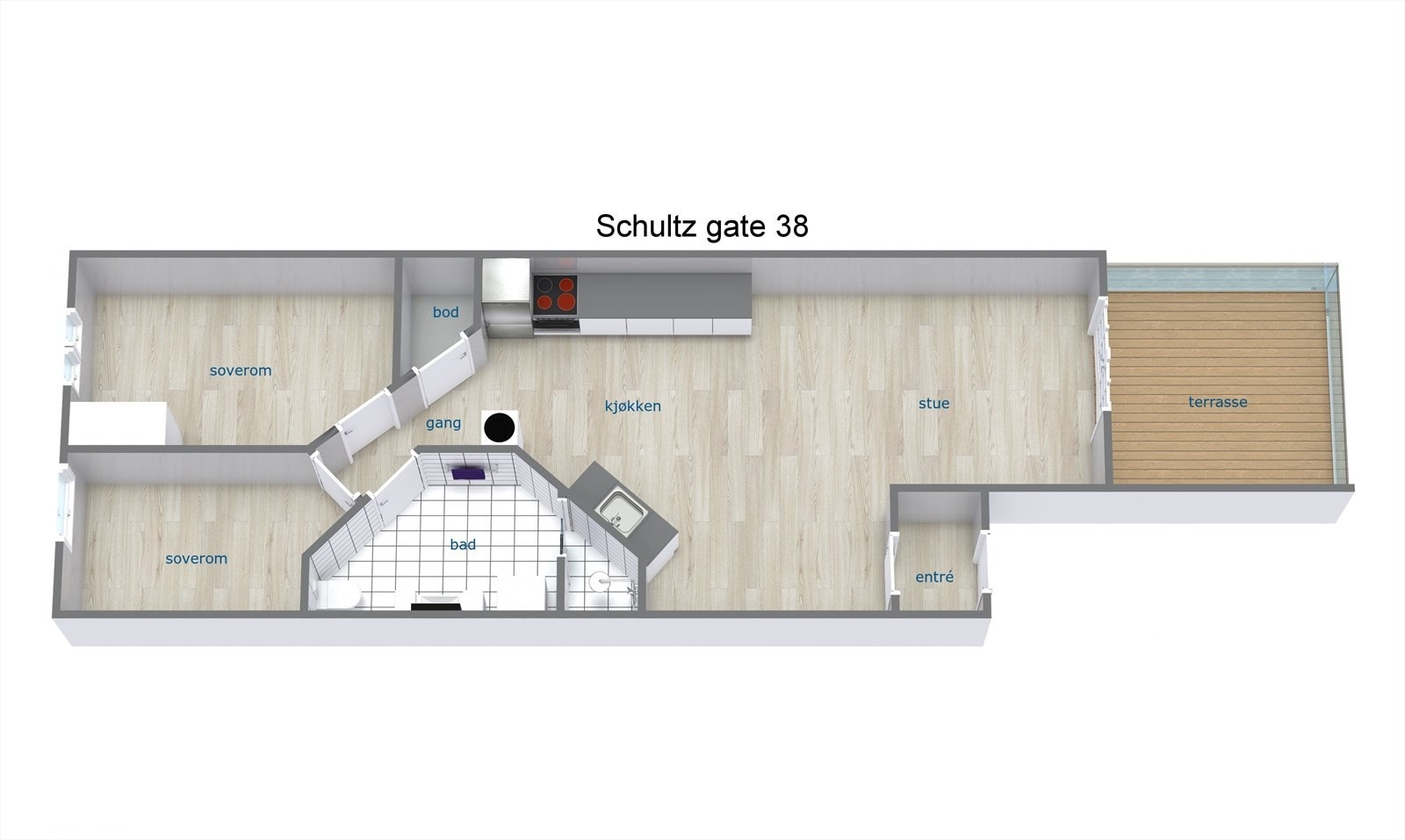 Plantegning Galleribilde