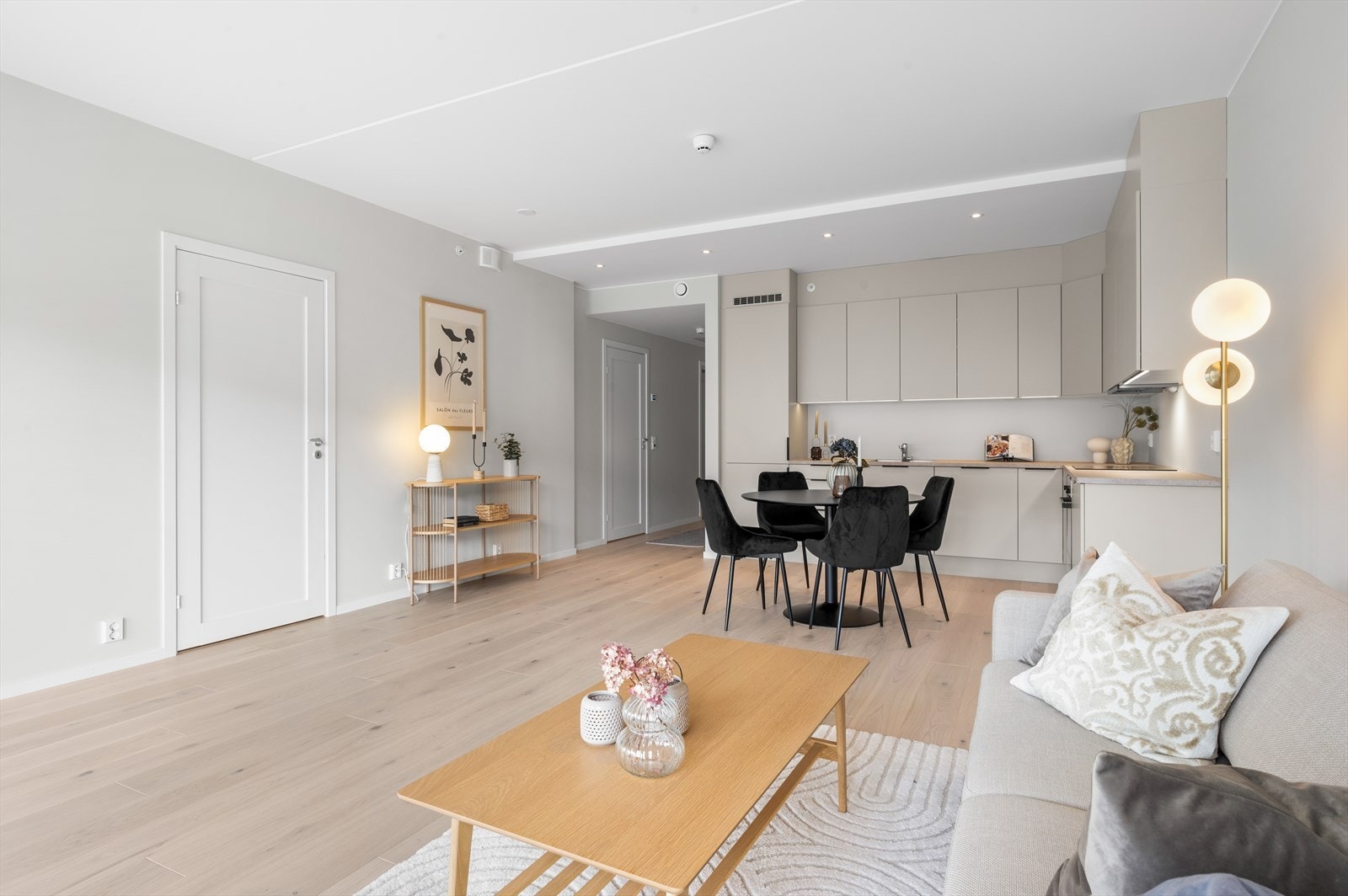 Leiligheten har en praktisk planløsning Galleribilde