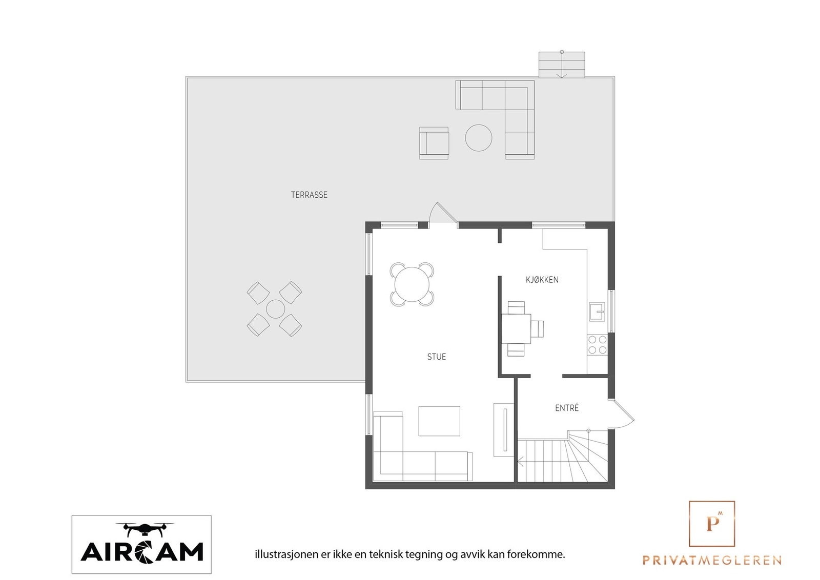 Plantegning 1. etasje. Galleribilde