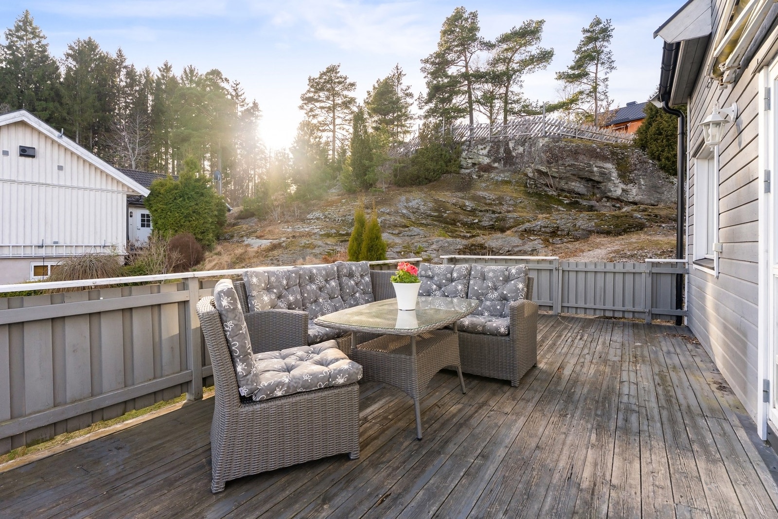 God plass til ønsket møblering. Galleribilde