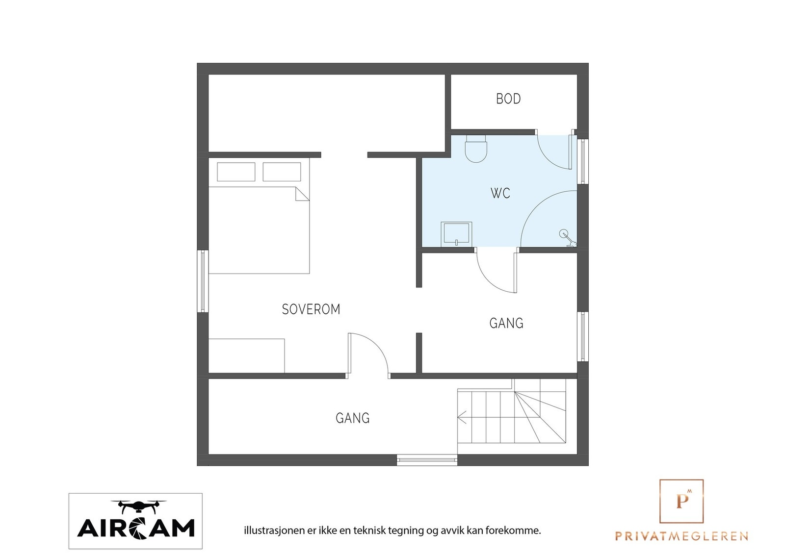 Plantegning 2. etasje. Galleribilde