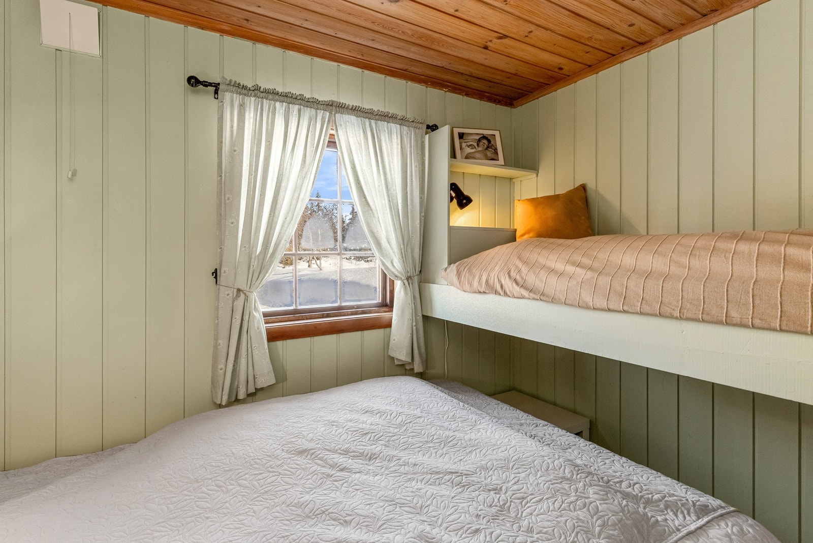 Lune fargevalg på soverom Galleribilde