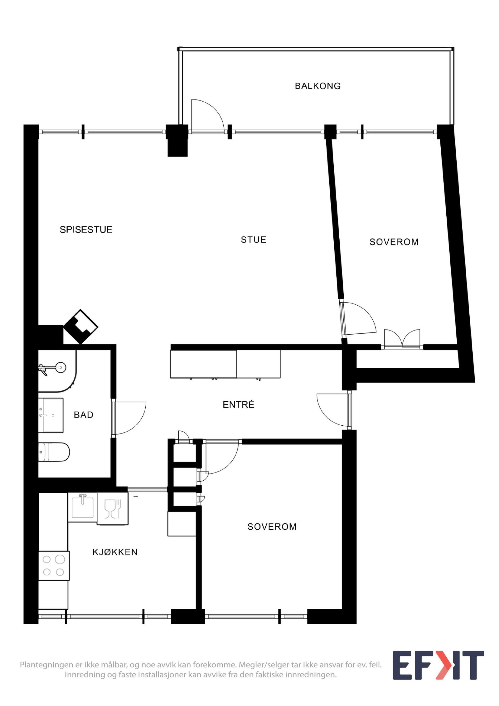 Plantegning Galleribilde