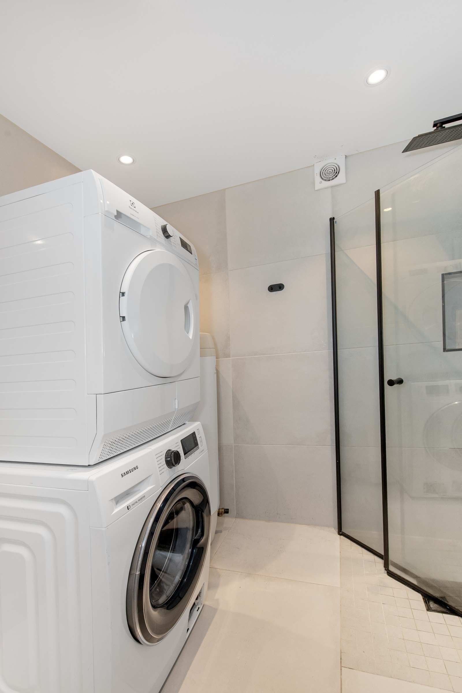 Opplegg vaskemaskin og tørketrommel Galleribilde