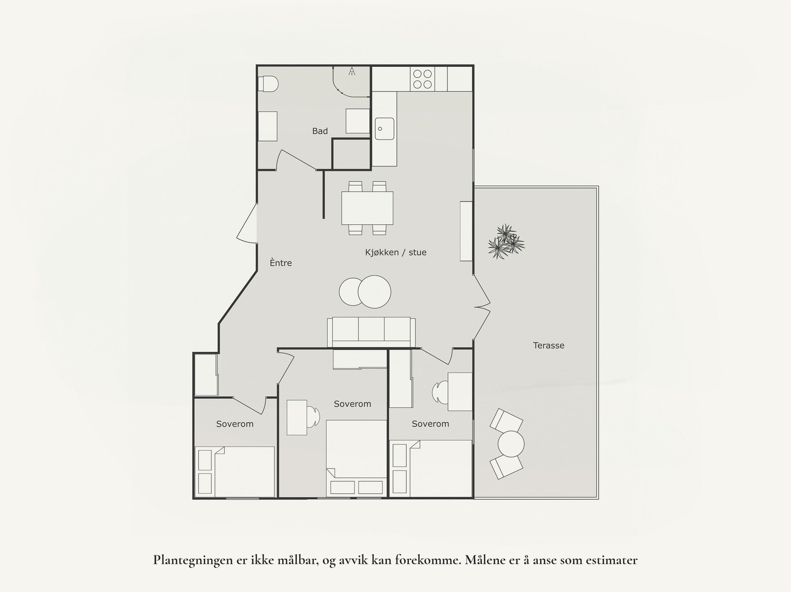 Plantegning. Galleribilde