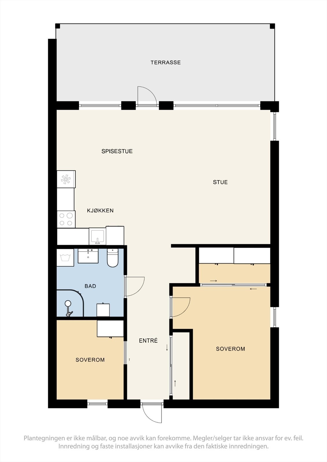 Planskisse. Galleribilde