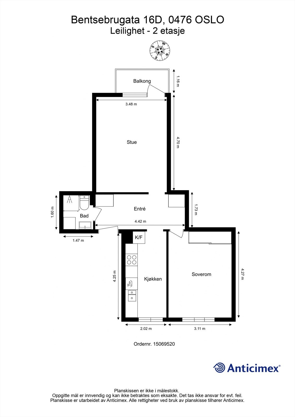 Plantegning Galleribilde