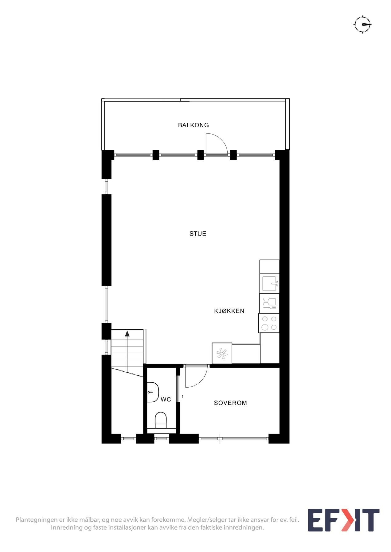 Planskisse 2. etg. Galleribilde
