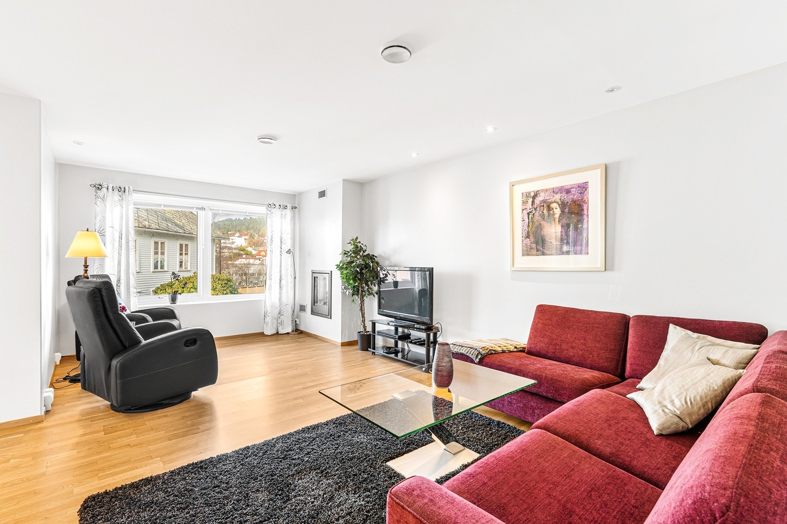 Romslig stue Galleribilde