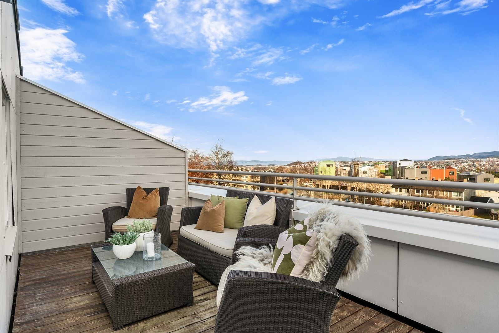 Her kan man nyte flotte sommerdager. Galleribilde