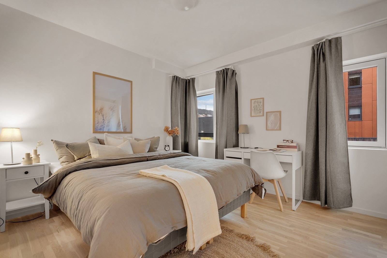 Romslig soverom Galleribilde