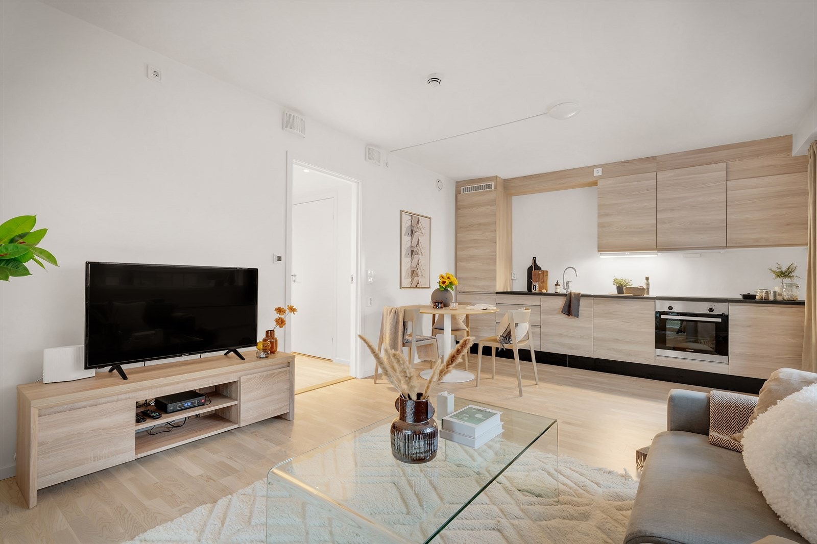 Nytt bygg med balansert ventilasjon og seriekoblet brannvarsling Galleribilde