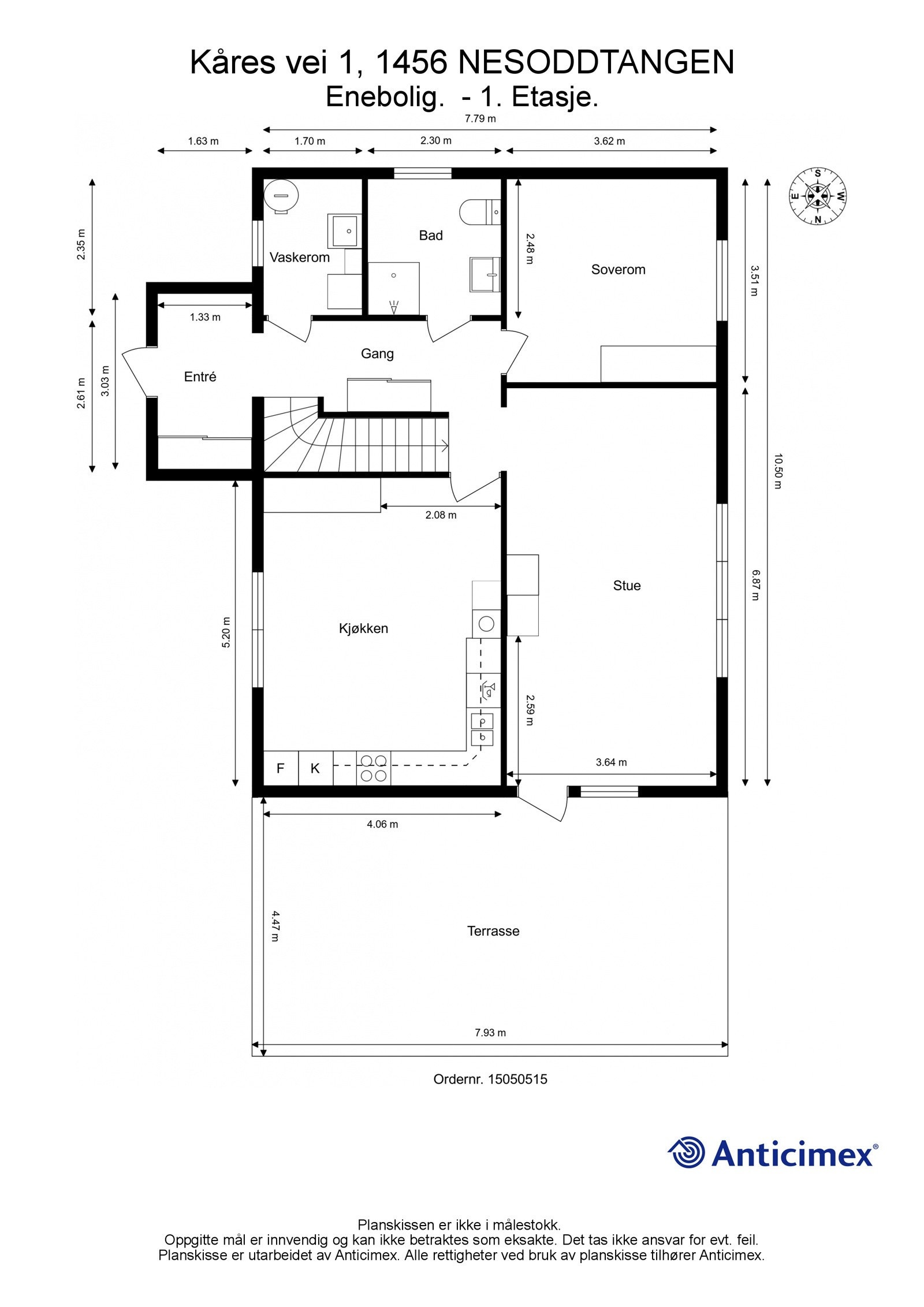 Plantegning 1. etasje. Galleribilde
